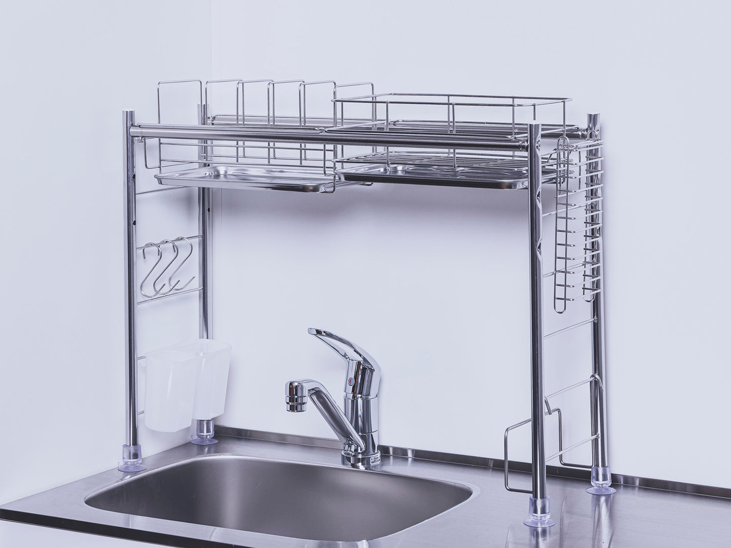 シンク上水切りラック スリムタイプ ステンレス仕様