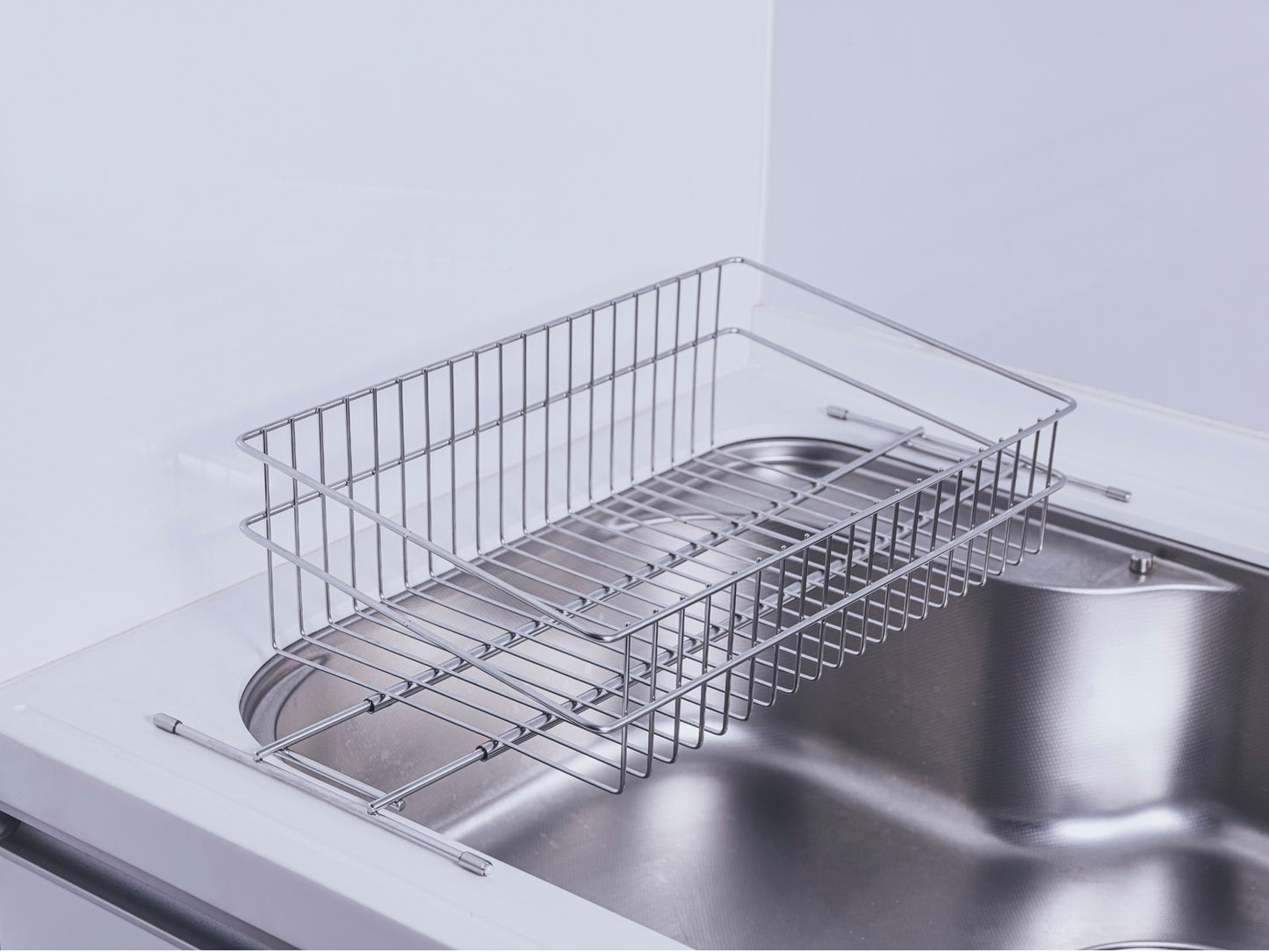 シンク渡し水切ラック ステンレス仕様