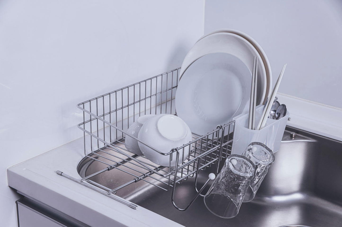 シンク渡し水切ラック ステンレス仕様